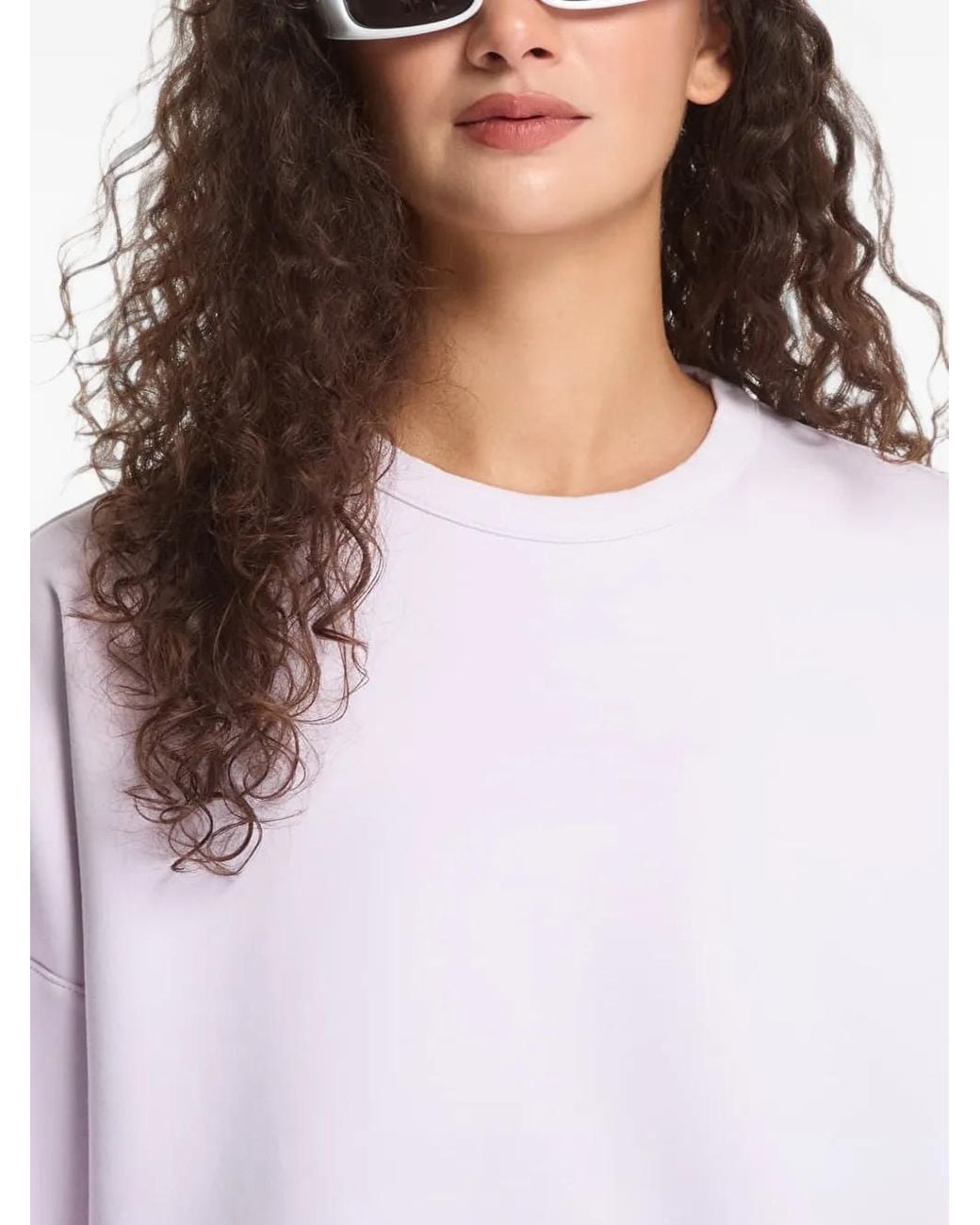 Nike White Crew-Neck Sweater