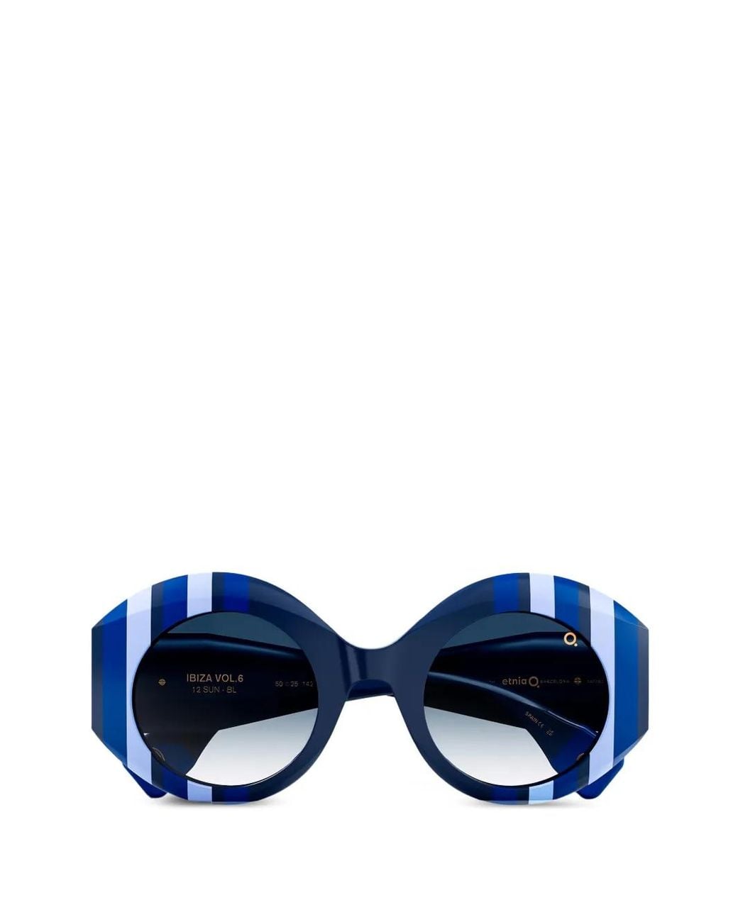 Etnia Barcelona Blue Ibiza 12 Striped Sunglasses