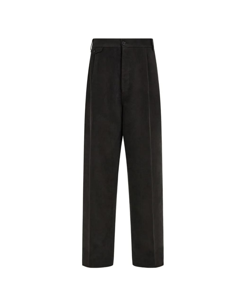 Ferragamo Black Workwear Trousers With Mini Pocket Detail for men