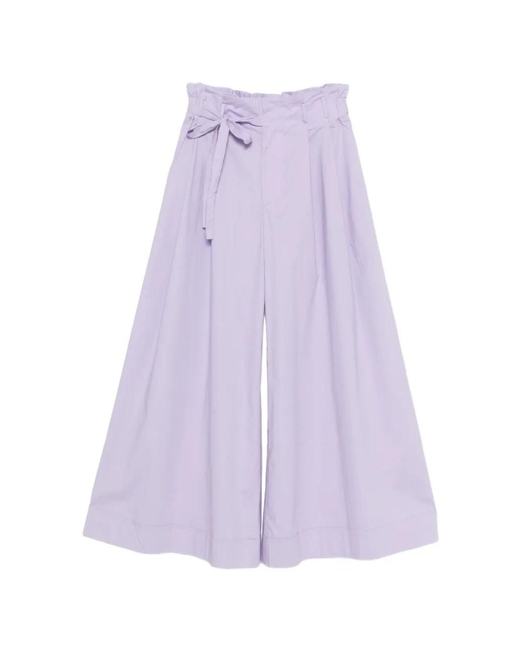 Vivetta Purple Tie-Waist Pallazo Pants