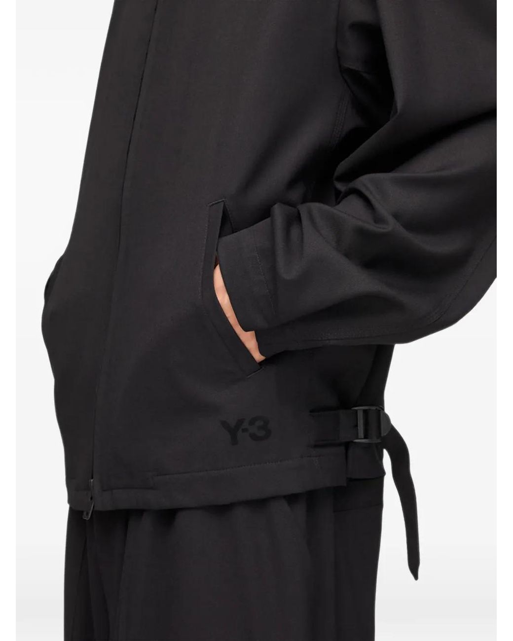 Y-3 Blue Tailored Zip-Up Jacket for men