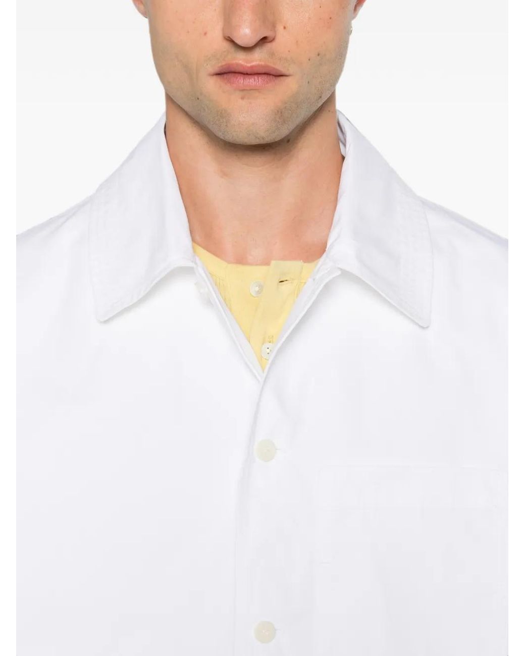 Jacquemus White The Boutis Jacket for men