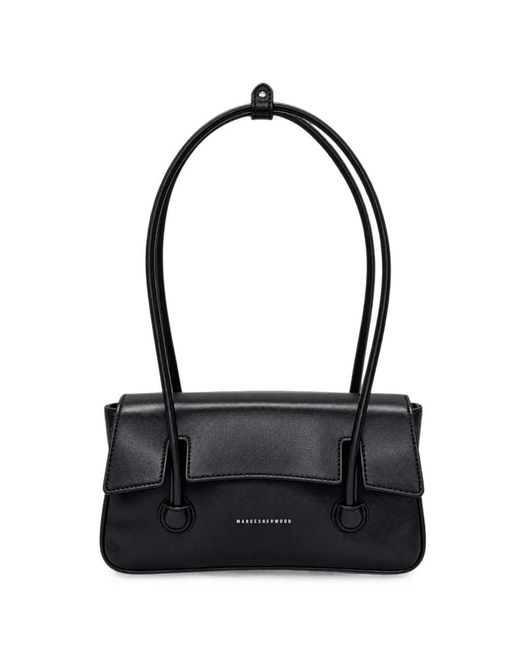 MARGE SHERWOOD Black Small Leather Shoulder Bag
