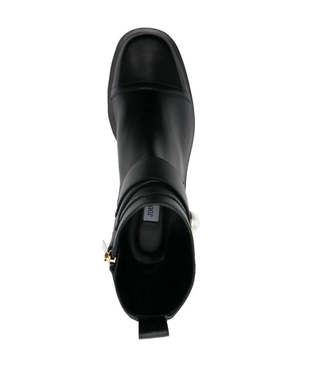Jimmy Choo Black Meena Side-Zip Ankle Boots