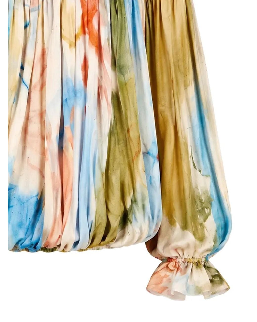 Ulla Johnson White Pearl Pleated Blouse