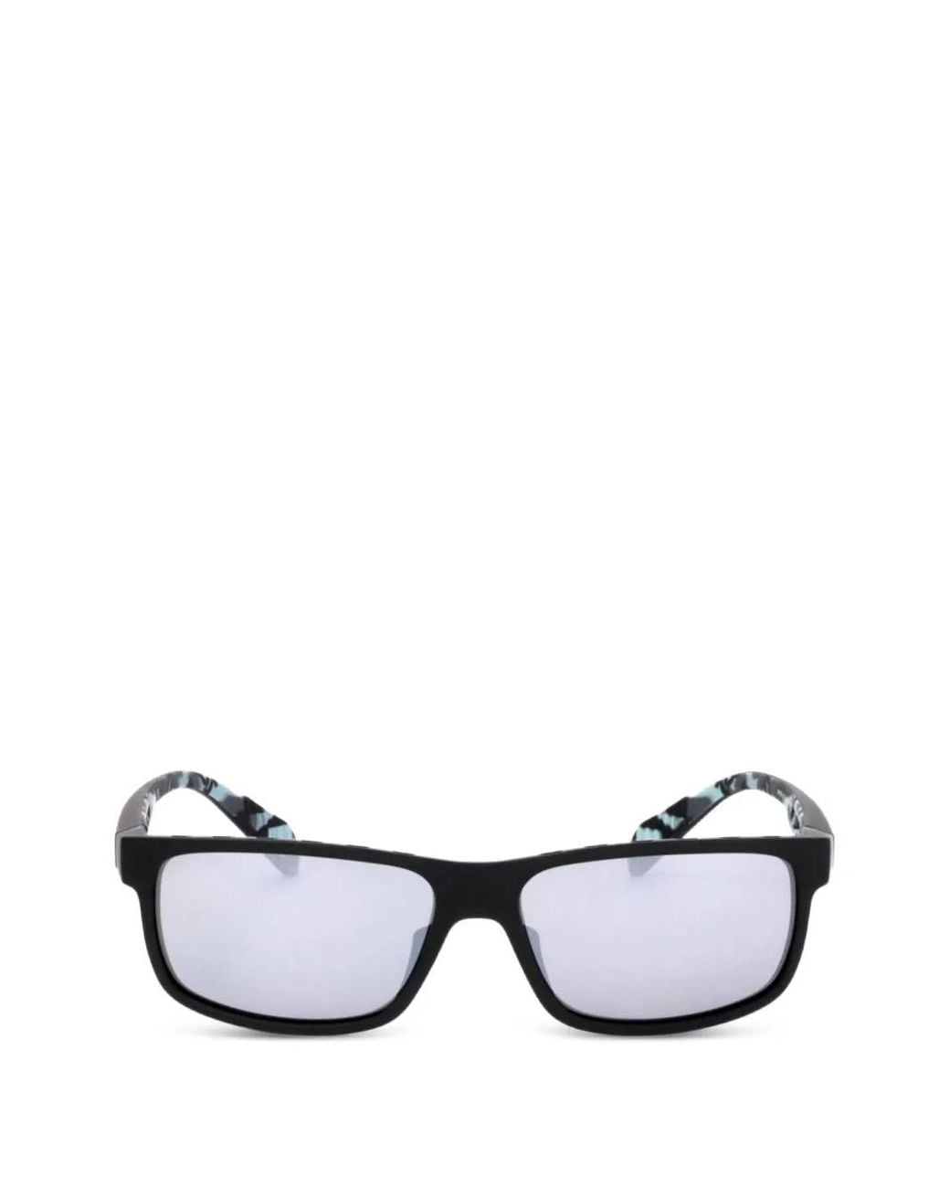 Adidas Black Rectangle-Frame Sunglasses for men