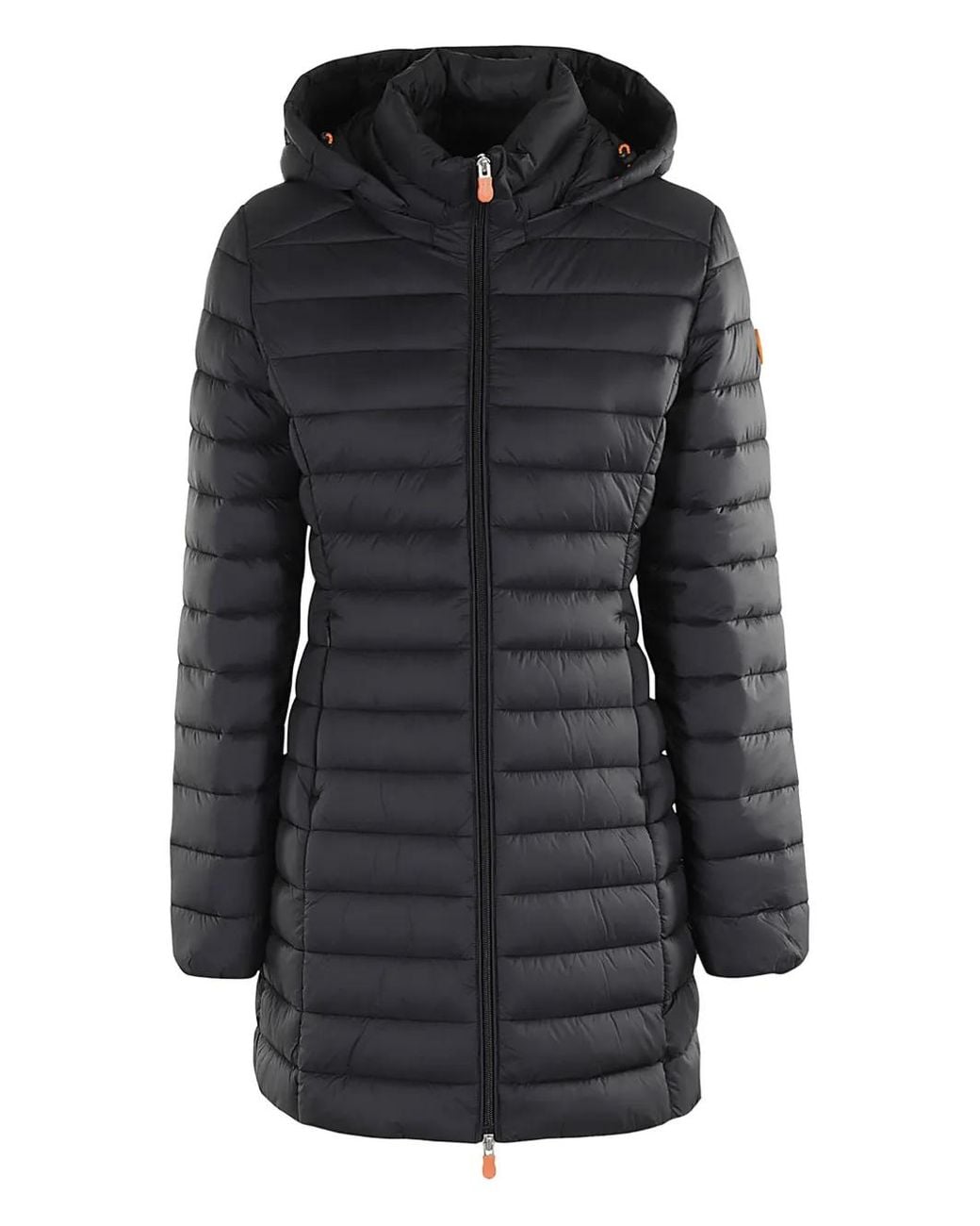 Save The Duck Black Carol Hooded Quilted Jacket
