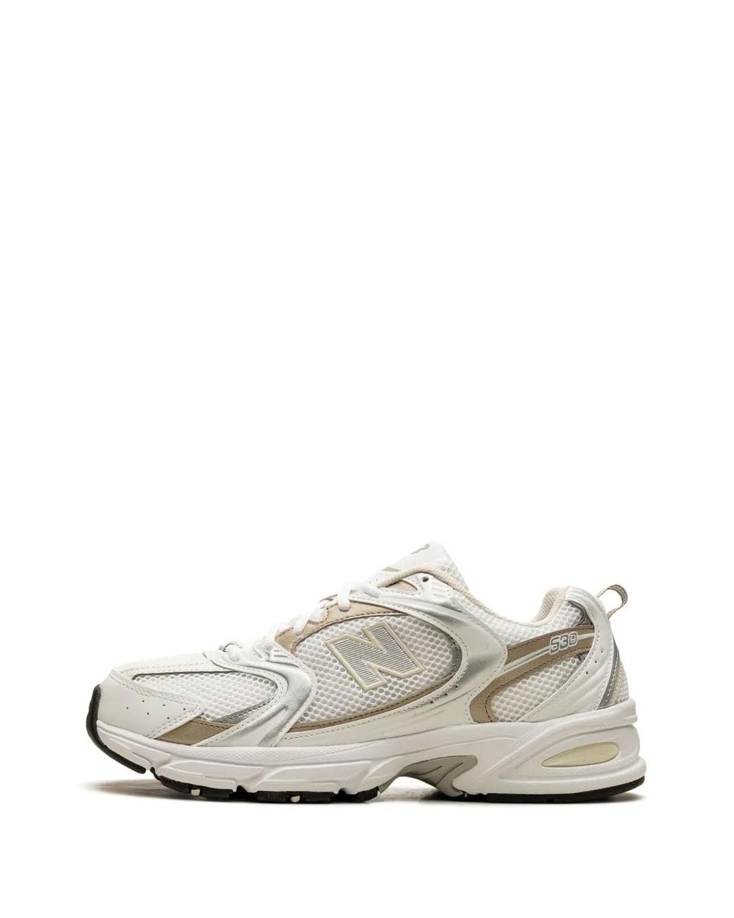 New Balance White 530 Stoneware Linen"