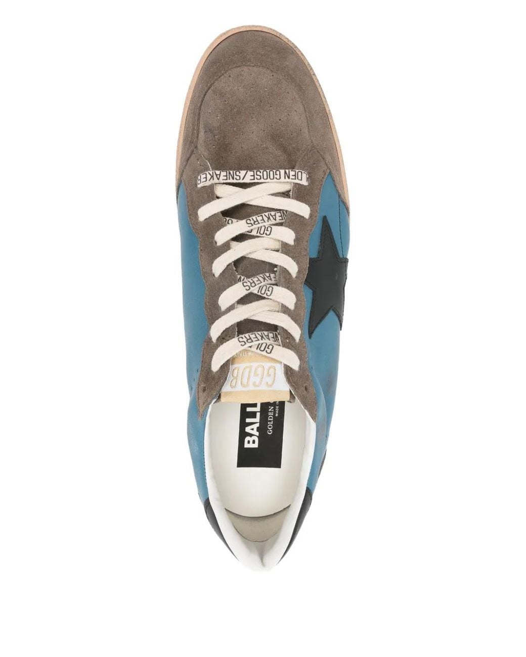 Golden Goose Deluxe Brand Blue Ballstar Nappa Upper Suede Toe Tong for men