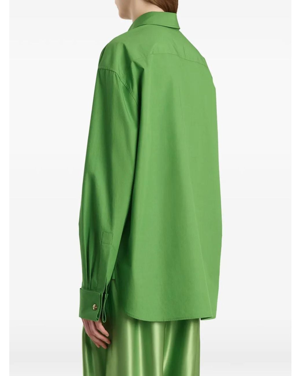 Khaite Green Newton Top