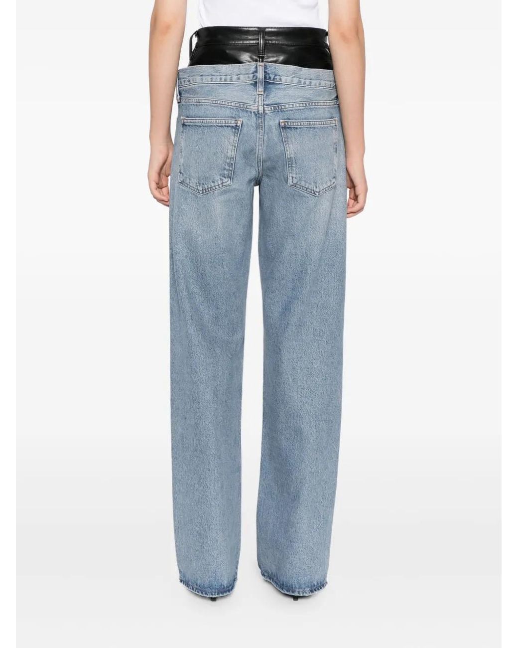 Jeans Elson di Agolde in Blue