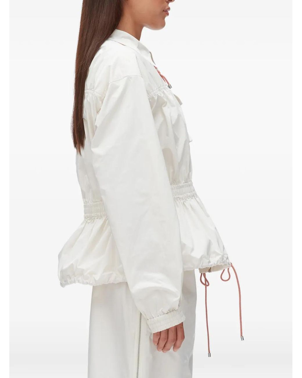 3.1 Phillip Lim White Drawstring Jacket