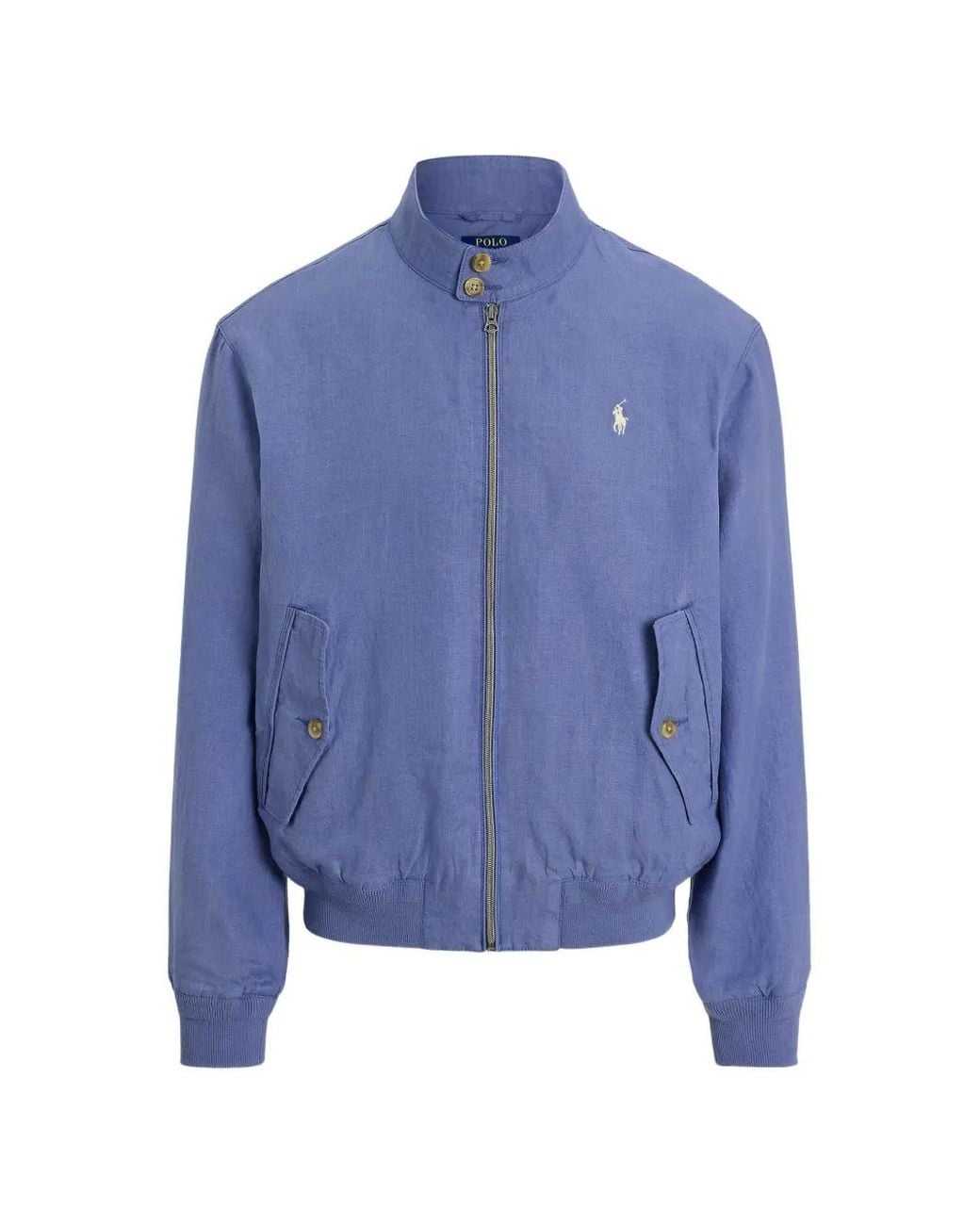 Polo Ralph Lauren Blue Linen Jacket for men
