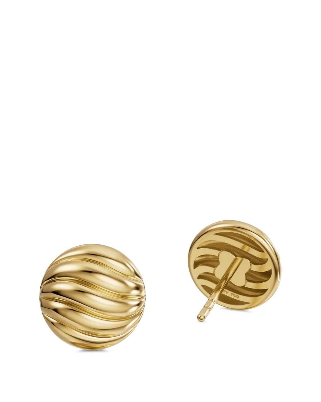 David Yurman Metallic Sculpted Cable Stud Earrings