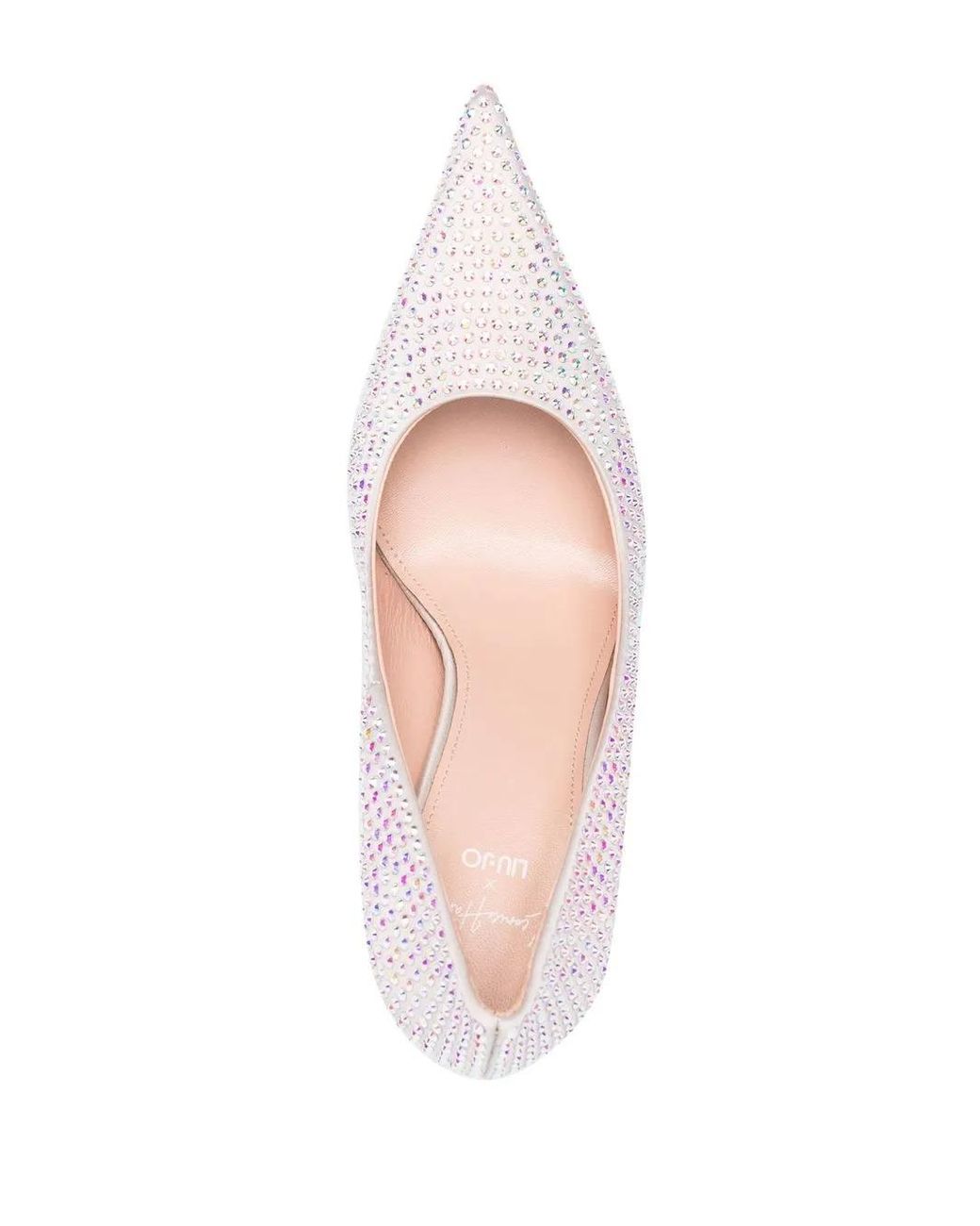 Liu Jo White X Leonie Hanne Crystal-Embellished 100Mm Pumps