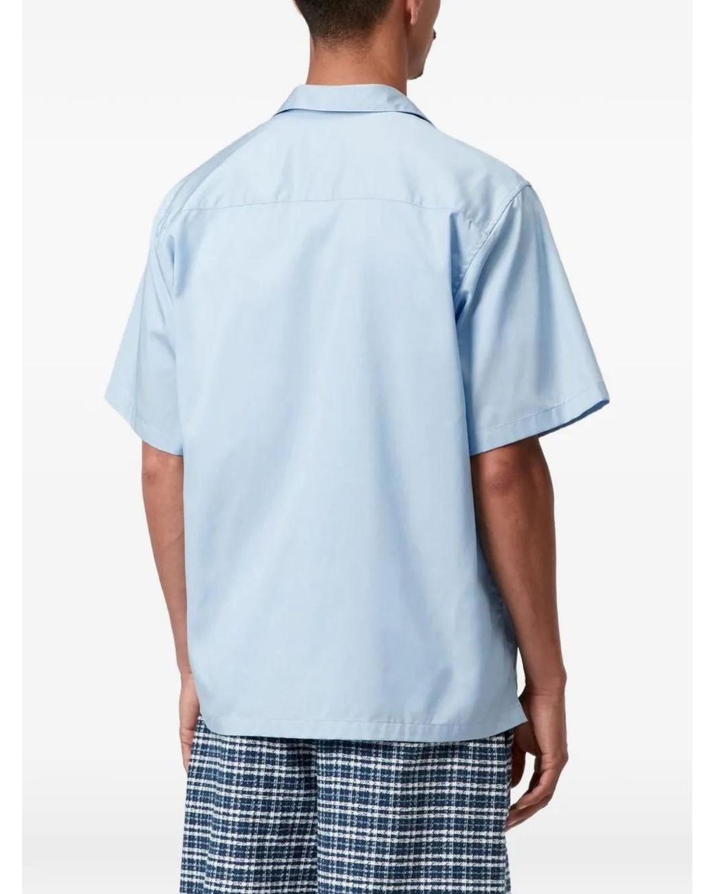 Carhartt Blue Short-Sleeve Delray Shirt for men