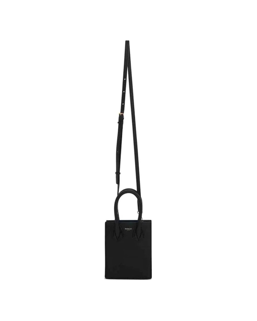 Moreau Black Suite Bb Leather Tote Bag