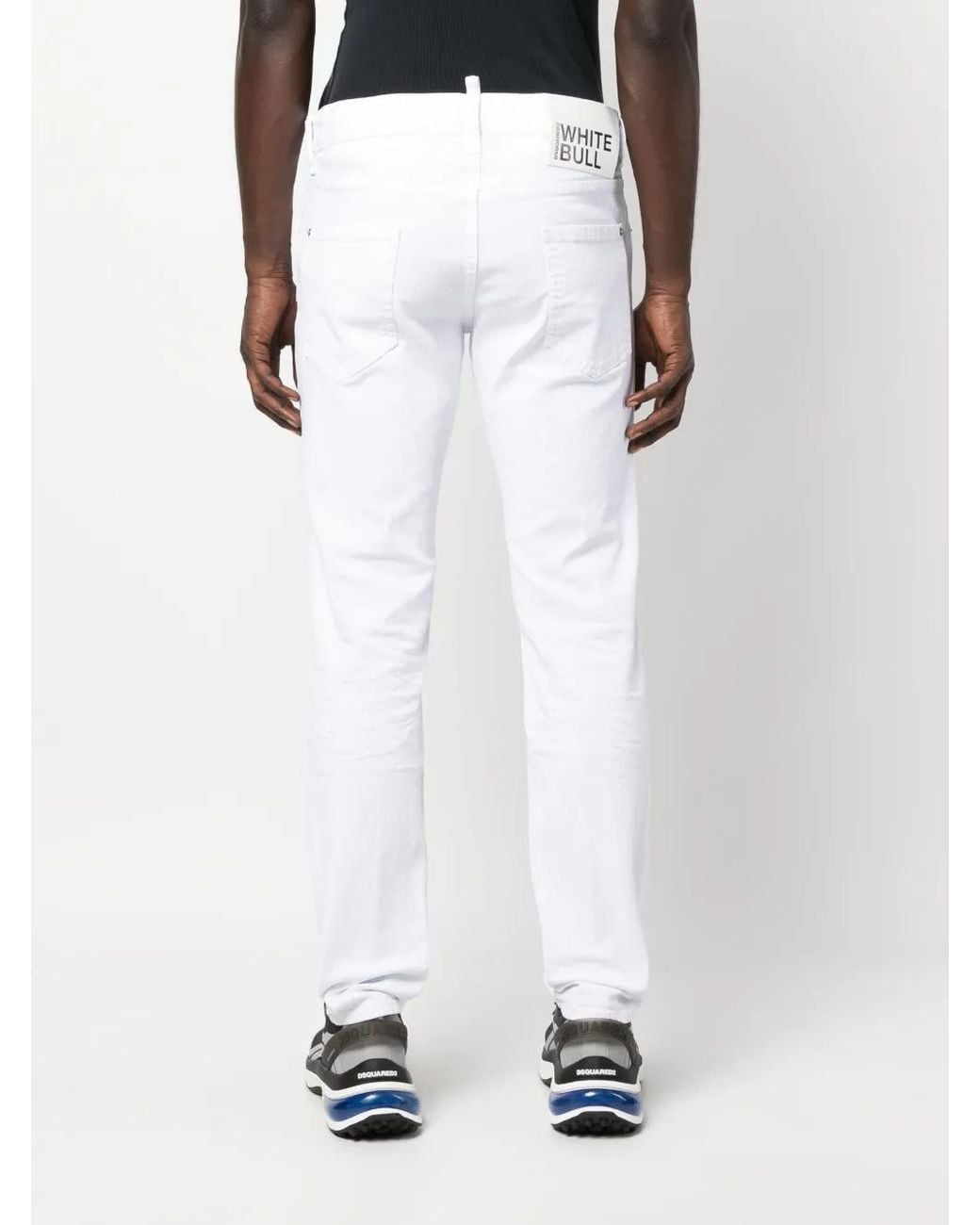 DSquared² Slim-Fit Jeans in het White voor heren