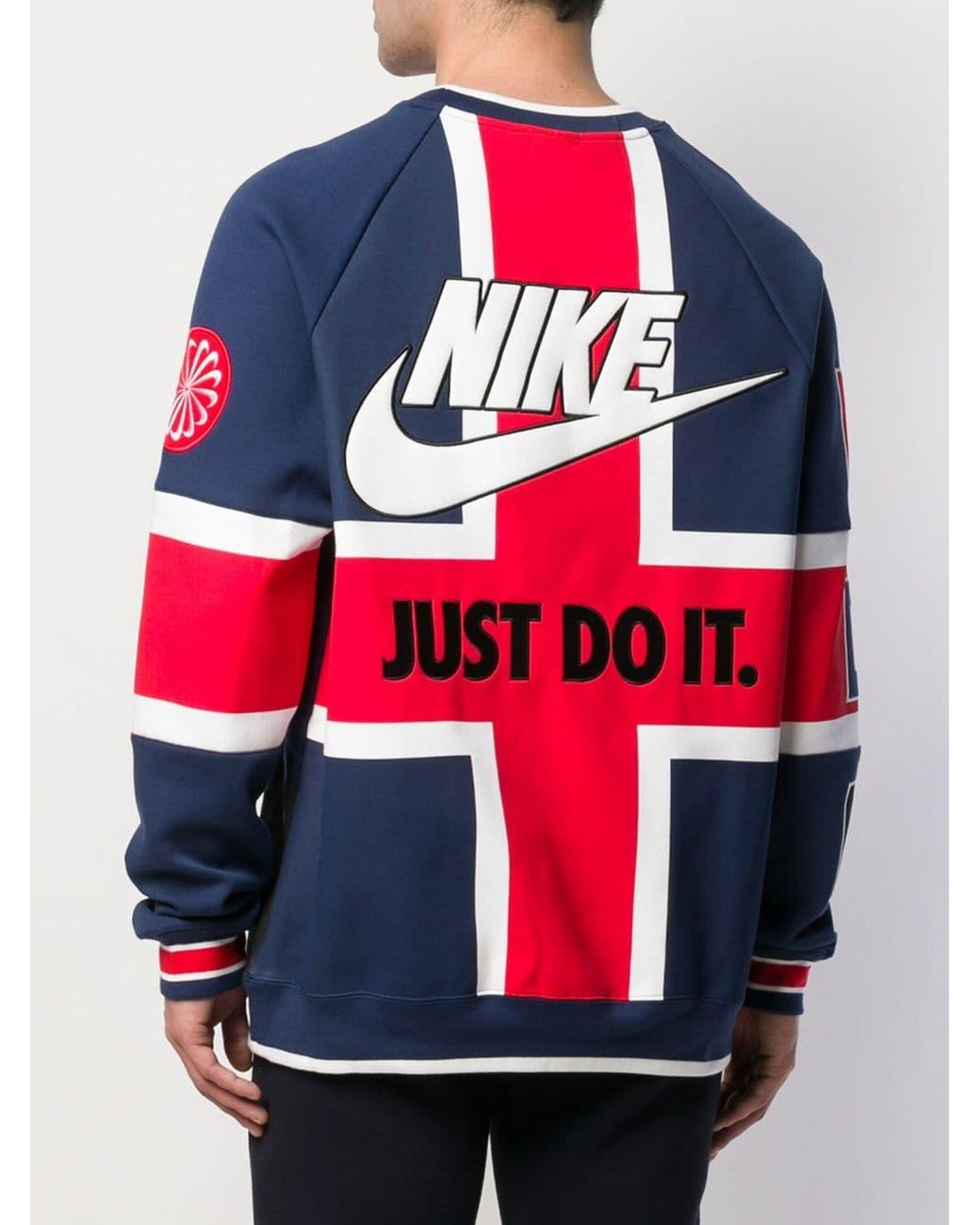 Nike 'Just do It' Sweatshirt in Blau für Herren | Lyst DE