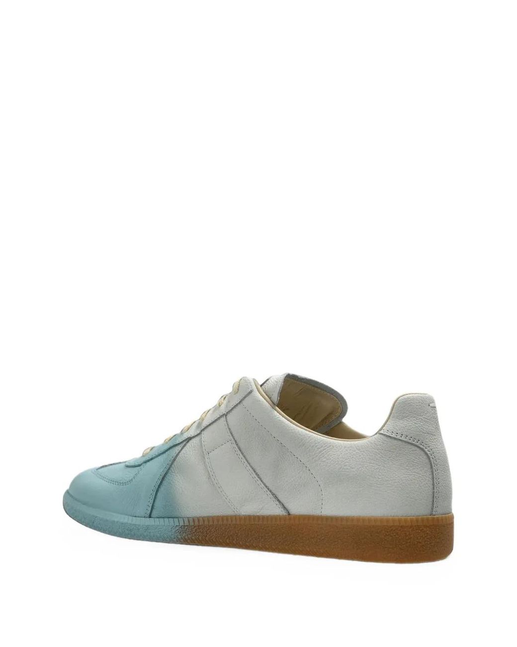 Maison Margiela Green Replica Dip-Dye Sneakers