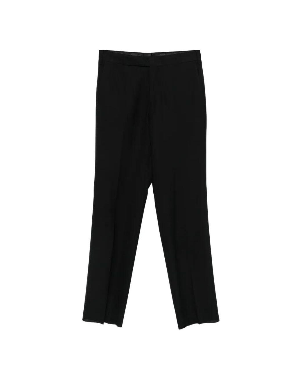 Lardini Black Straight Trousers for men
