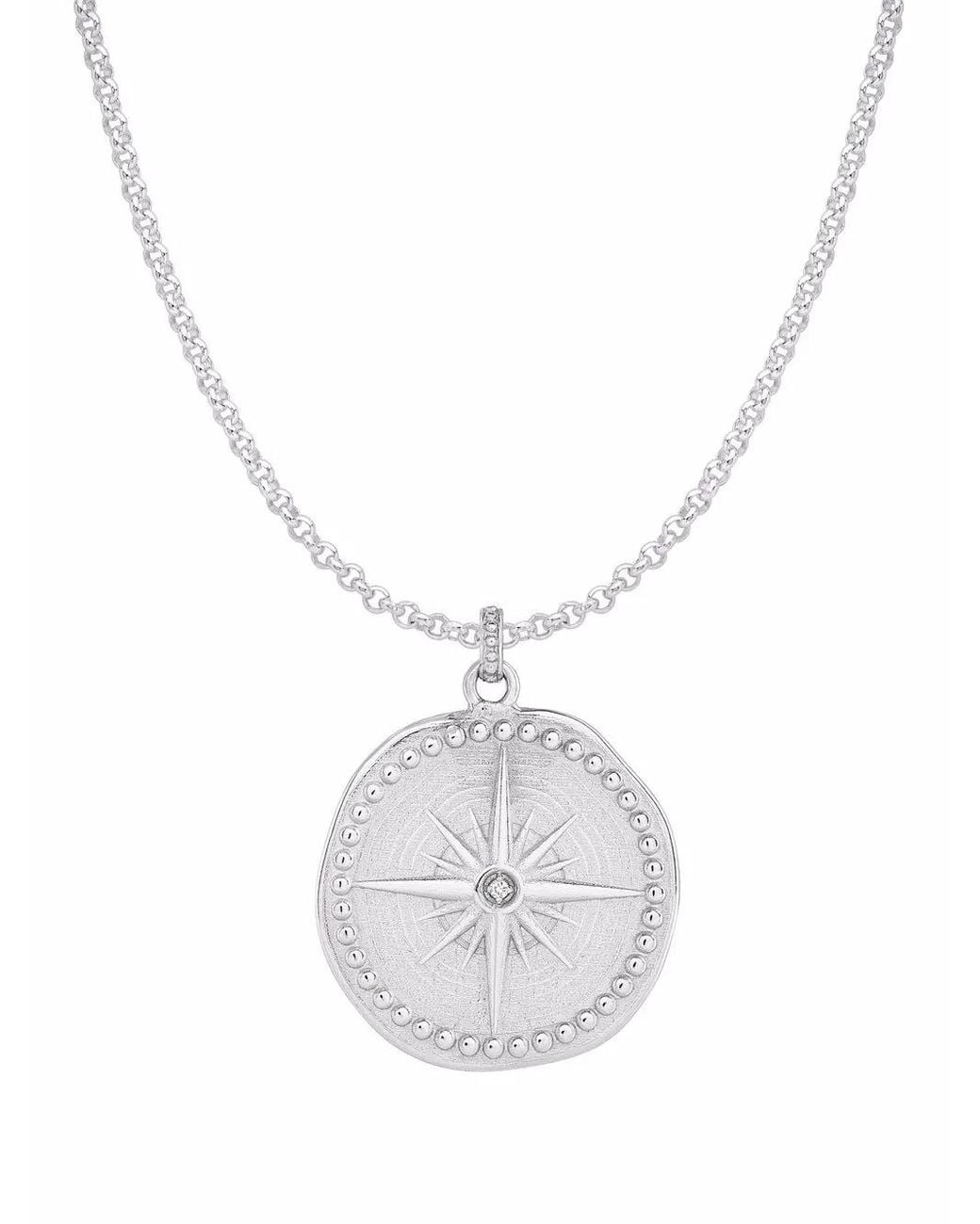 Collier À Pendentif Dower & Hall pour homme en coloris White