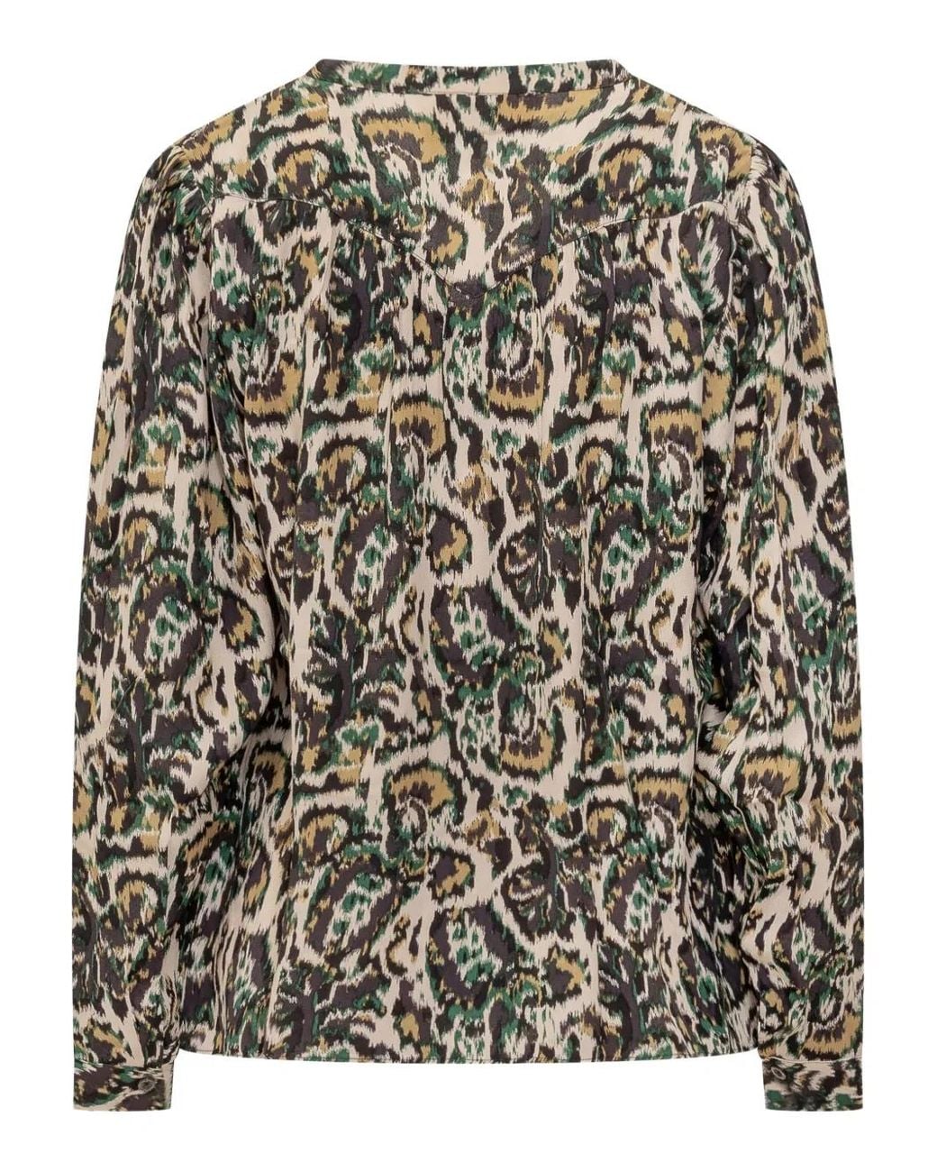 Ba&sh Black Onada Buttoned-printed Shirt