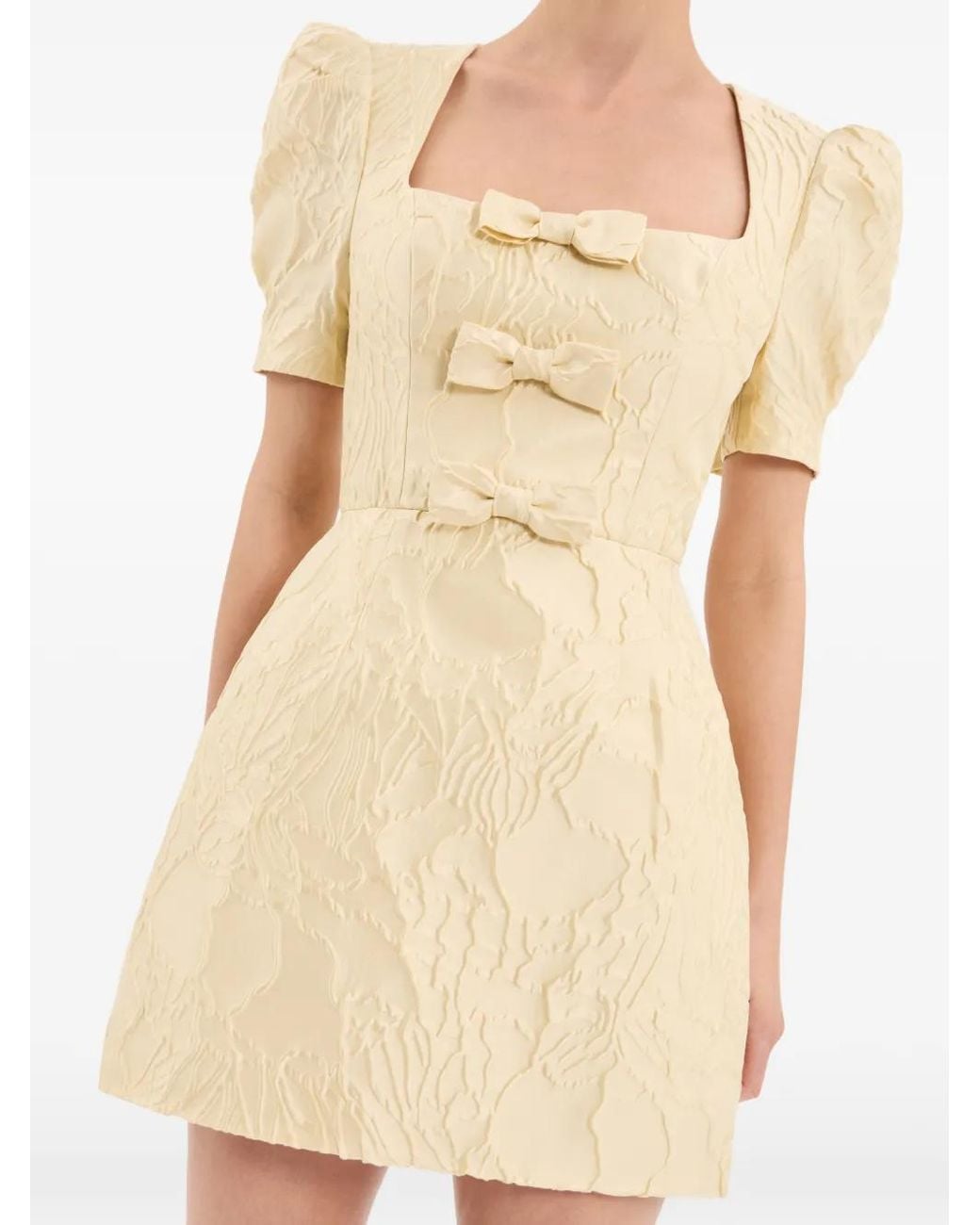 Rebecca Vallance Yellow Lantana Mini Dress