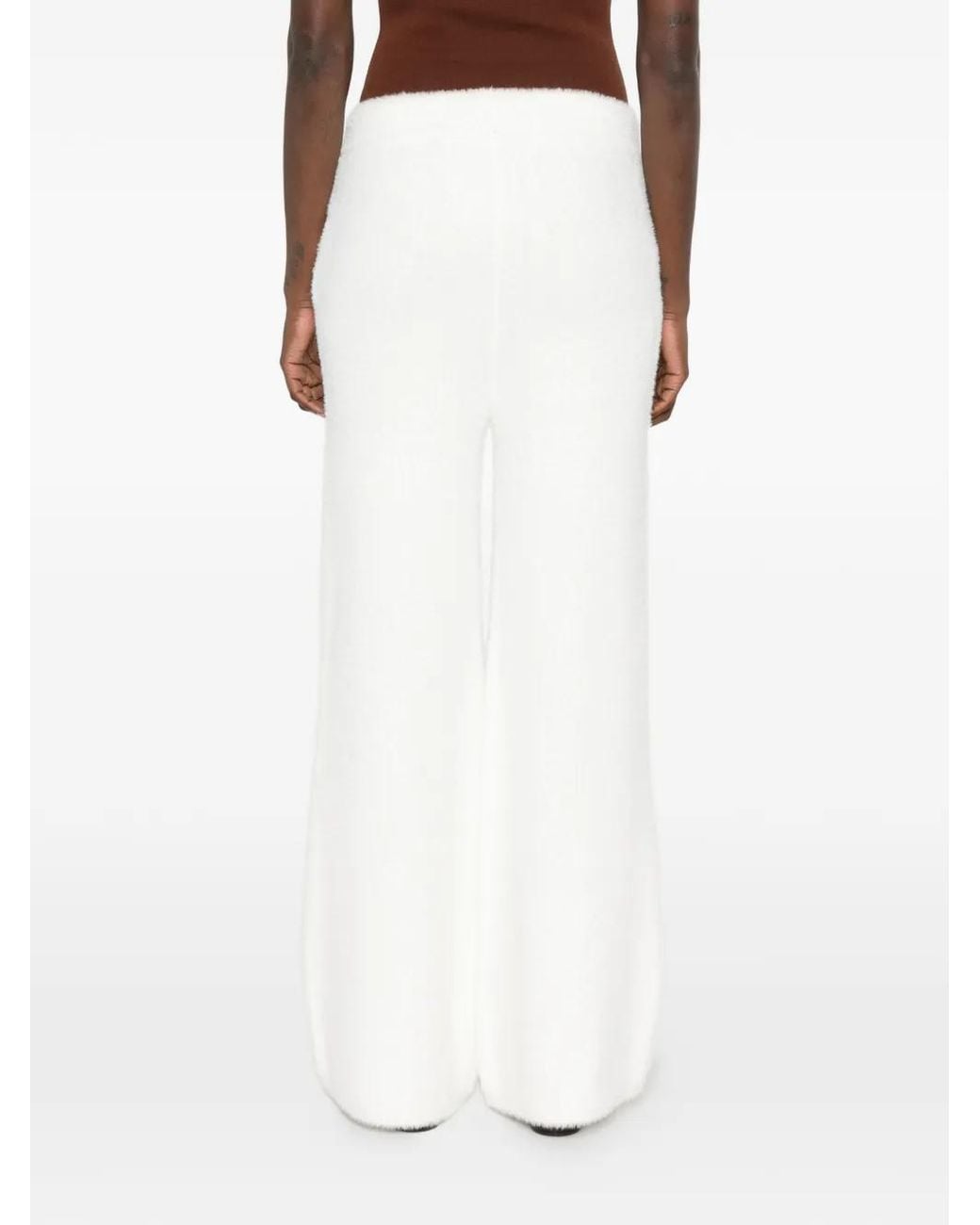 Rudsak White Genesis Wide-Leg Trousers