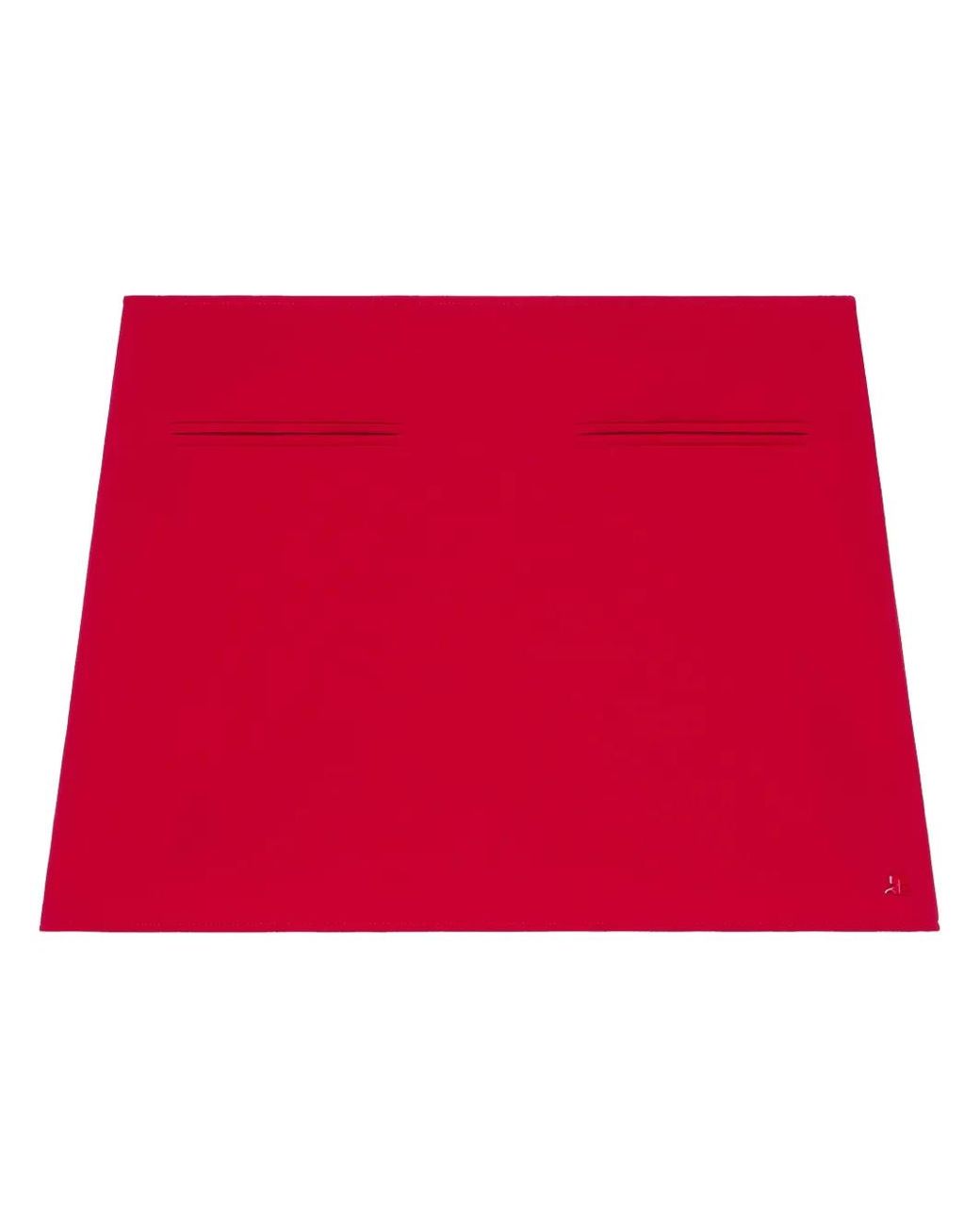 Courreges Heritage Pockets Mini-Rok in het Red