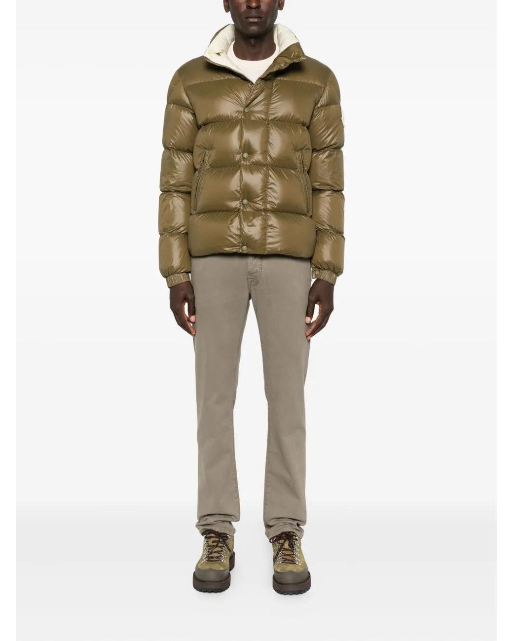 Moncler Green 'Tripiti' Short Down Jacket for men