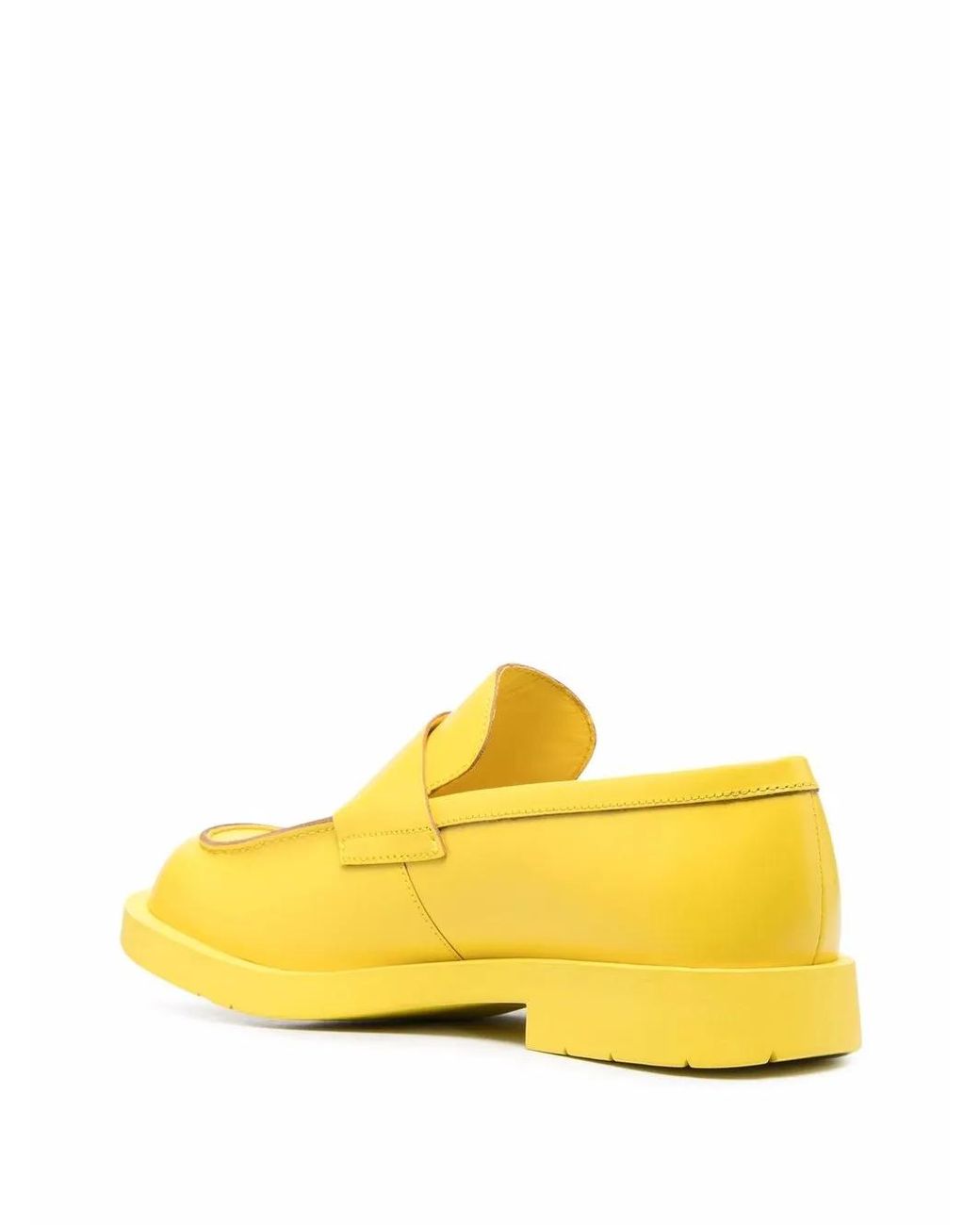 CAMPERLAB Yellow Square-Toe Slip-On Shoes for men