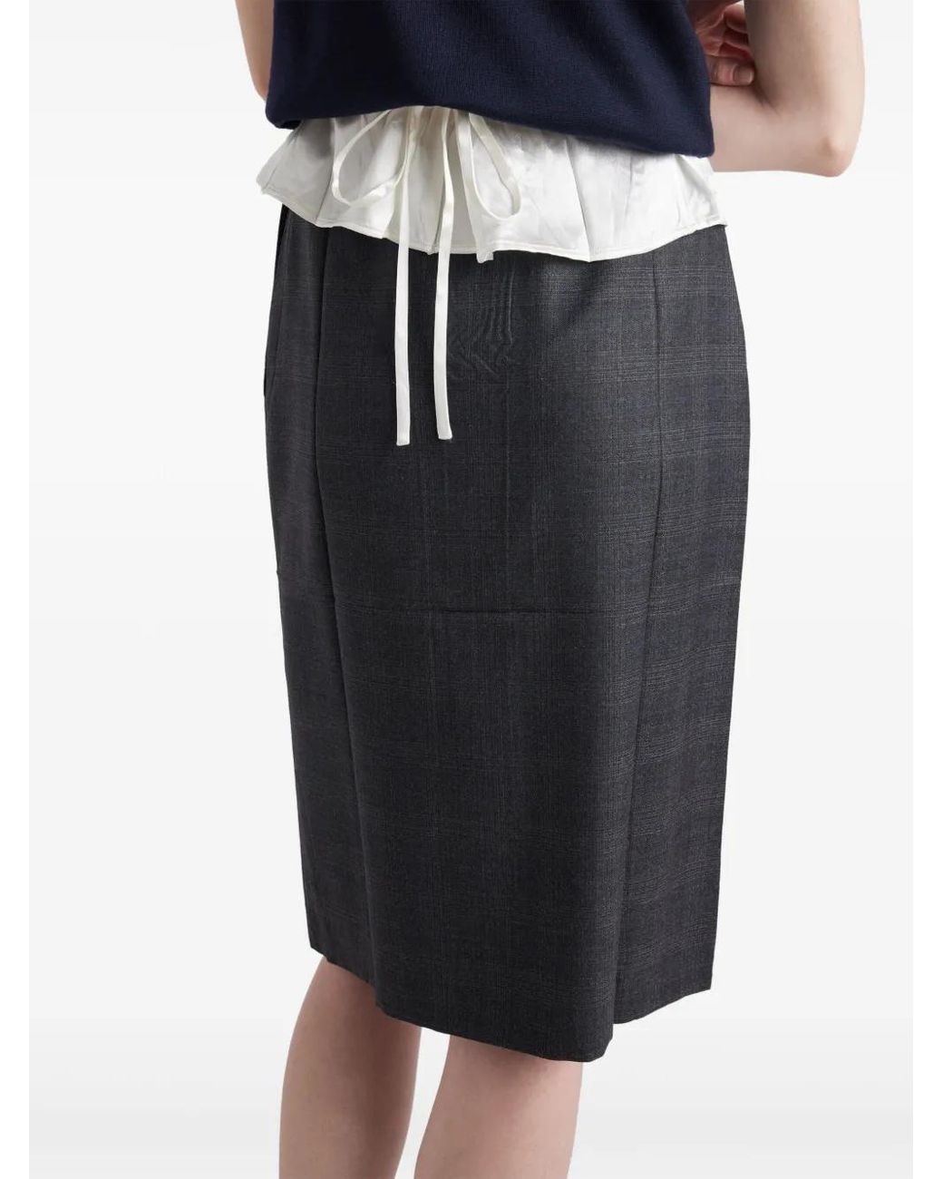 Prada Wollen Rok in het Gray