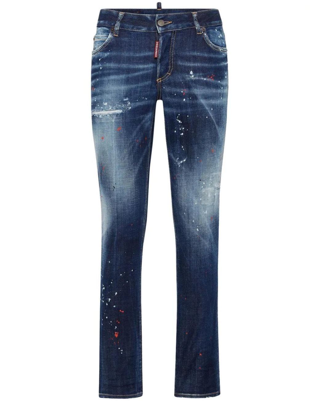 DSquared² Blue Medium Easy Wash Medium Waist Jennifer Jeans