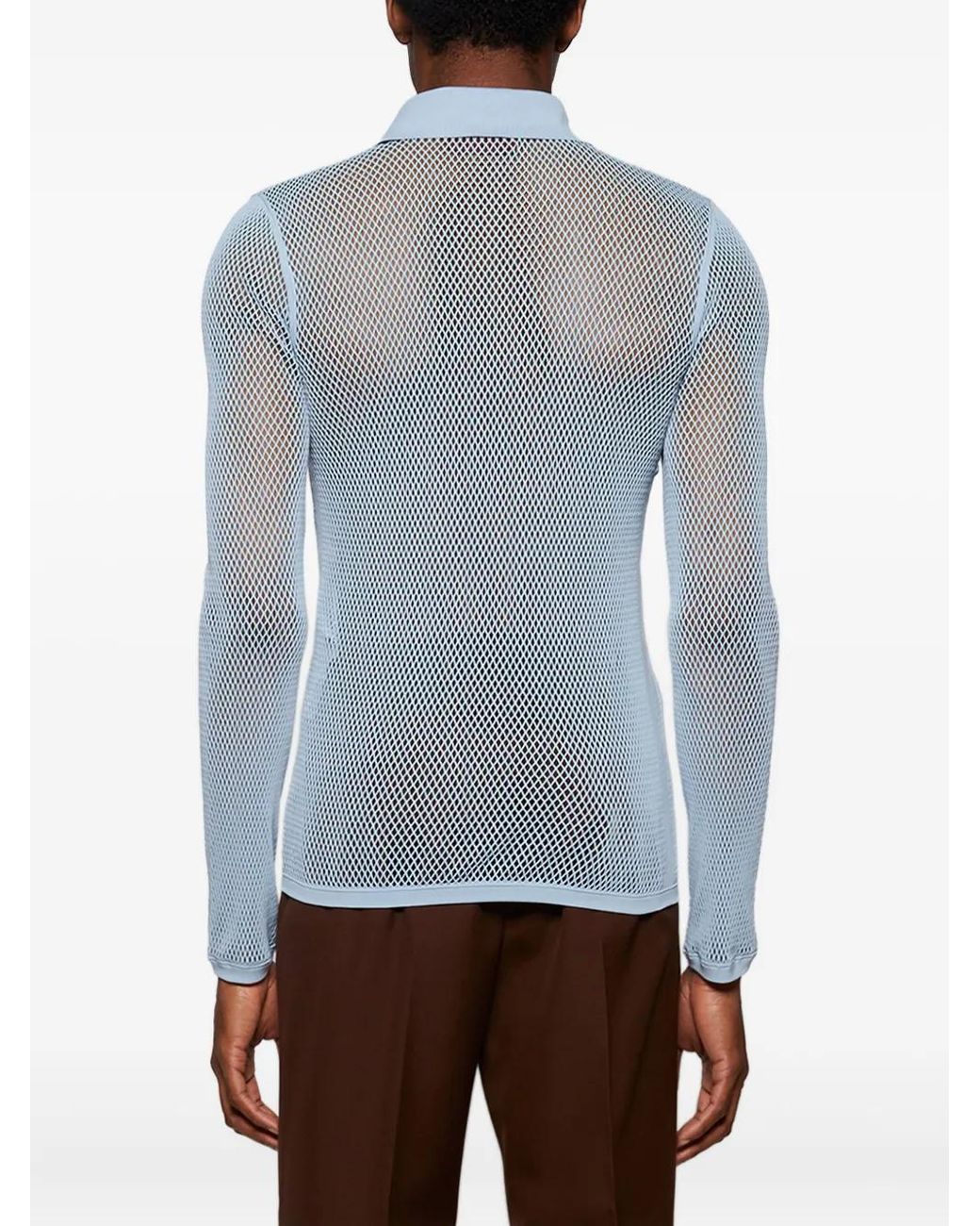 Polo De Malla Gucci de hombre de color Blue