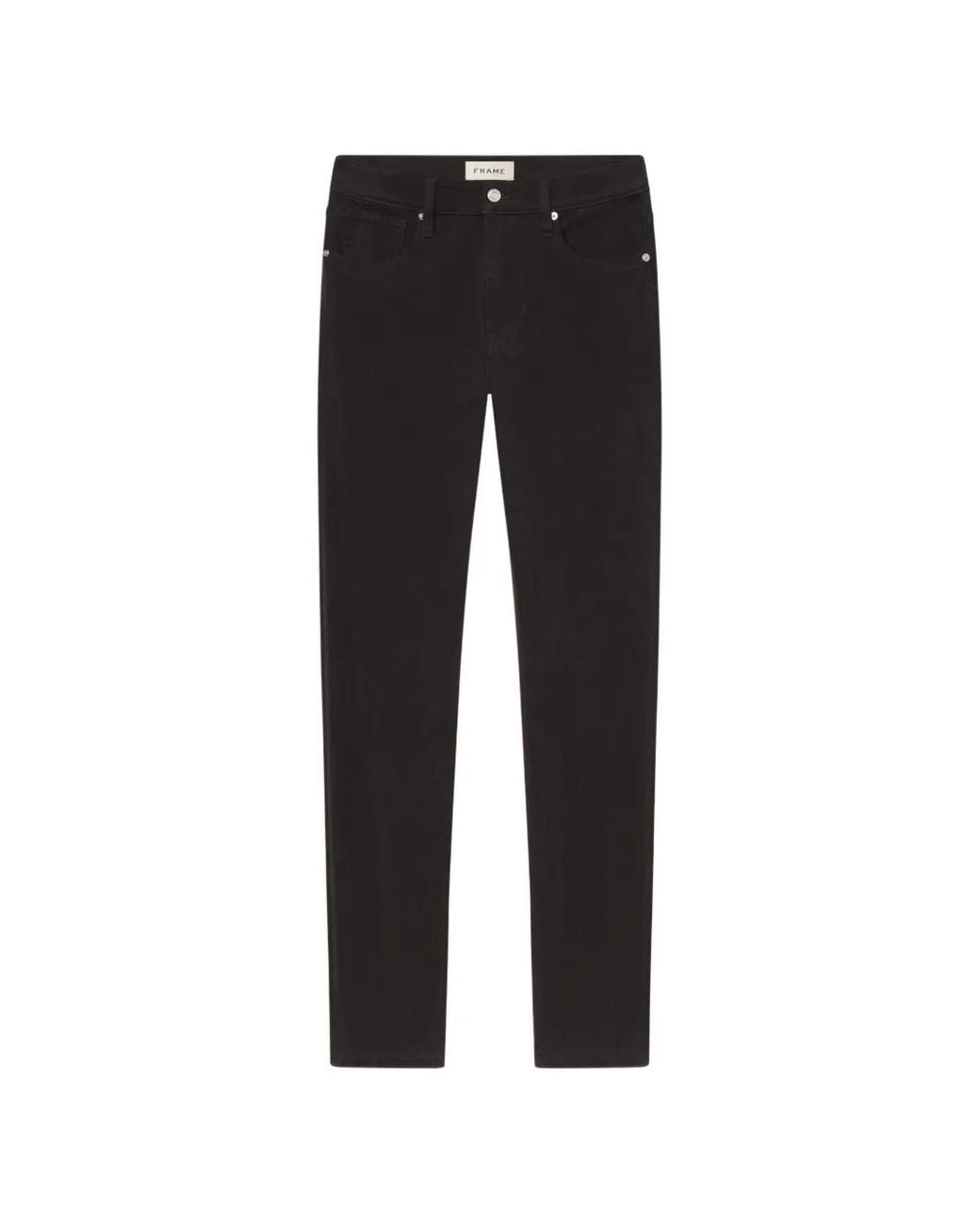 FRAME Black Modern Straight-Leg Jeans for men