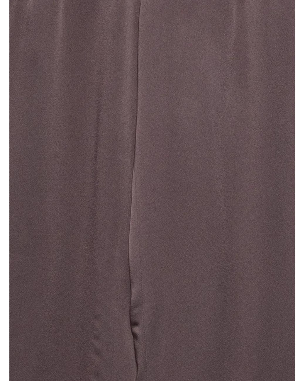 Antonelli Purple Tiete Elasticated-Waistband Palazzo Pants