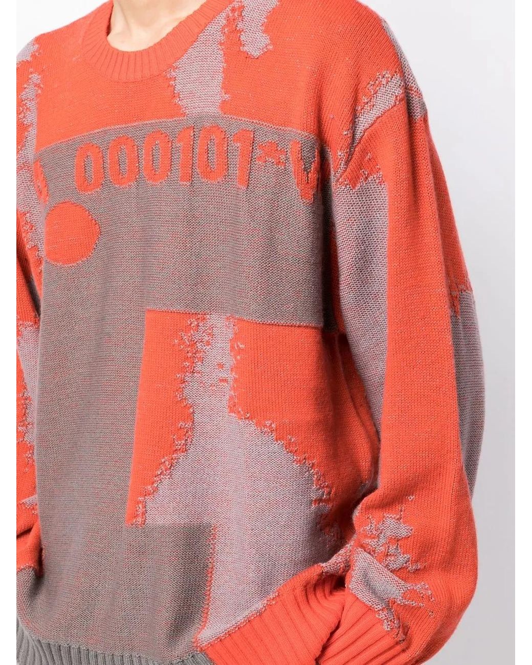 A_COLD_WALL* Pink Erosion Oversize Jumper for men