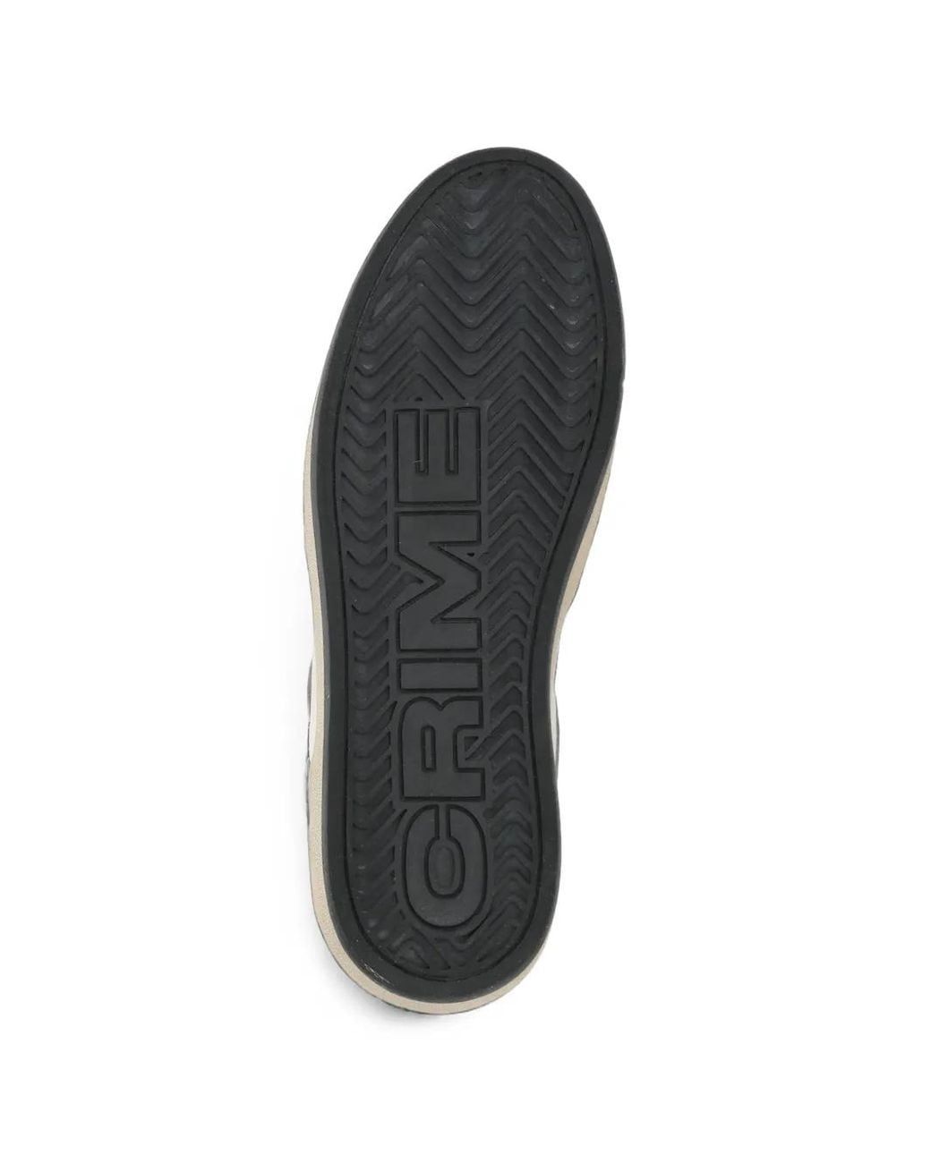 Crime London White Chelsea Panelled Sneakers for men
