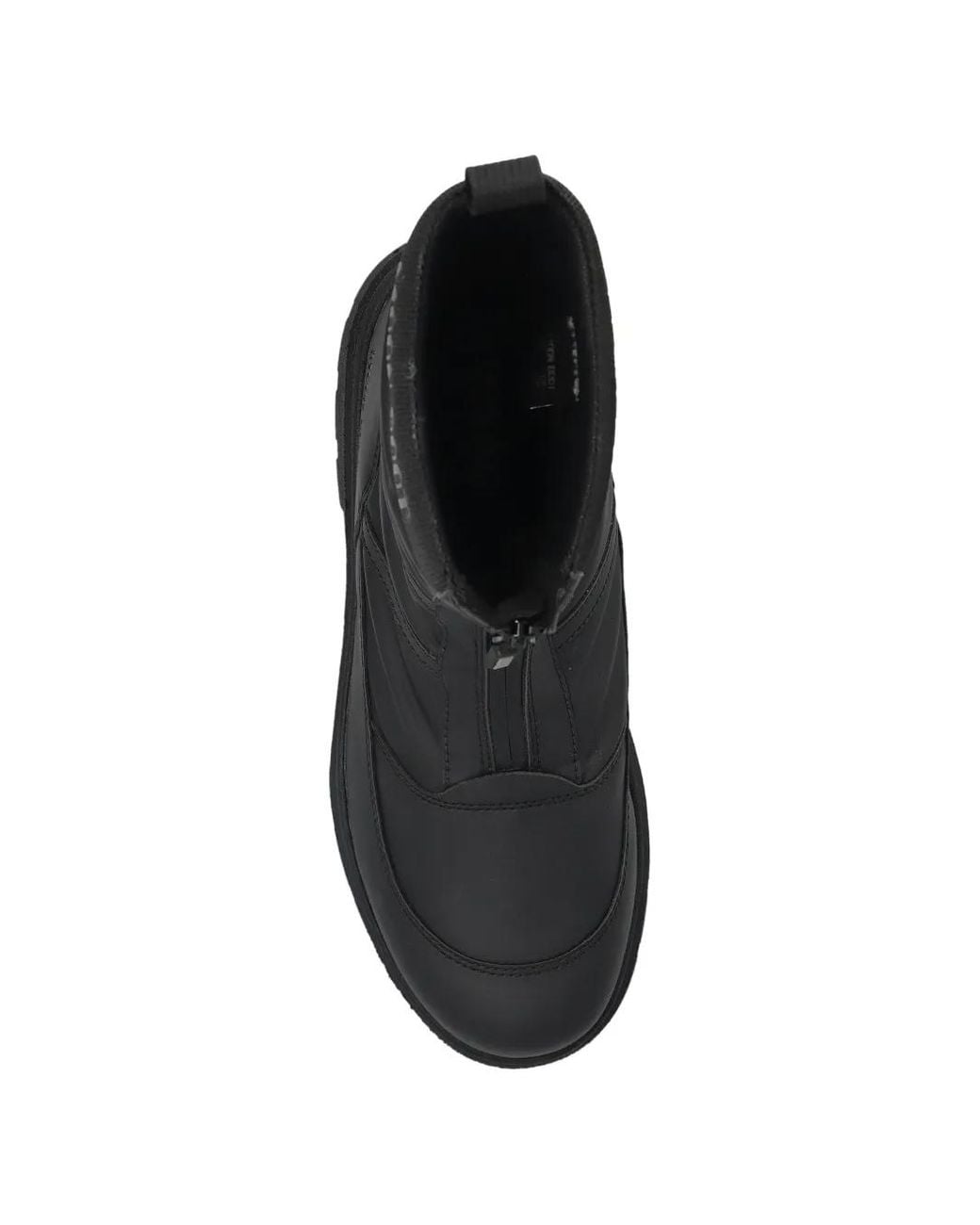 Moon Boot Black Combat Zip Boots