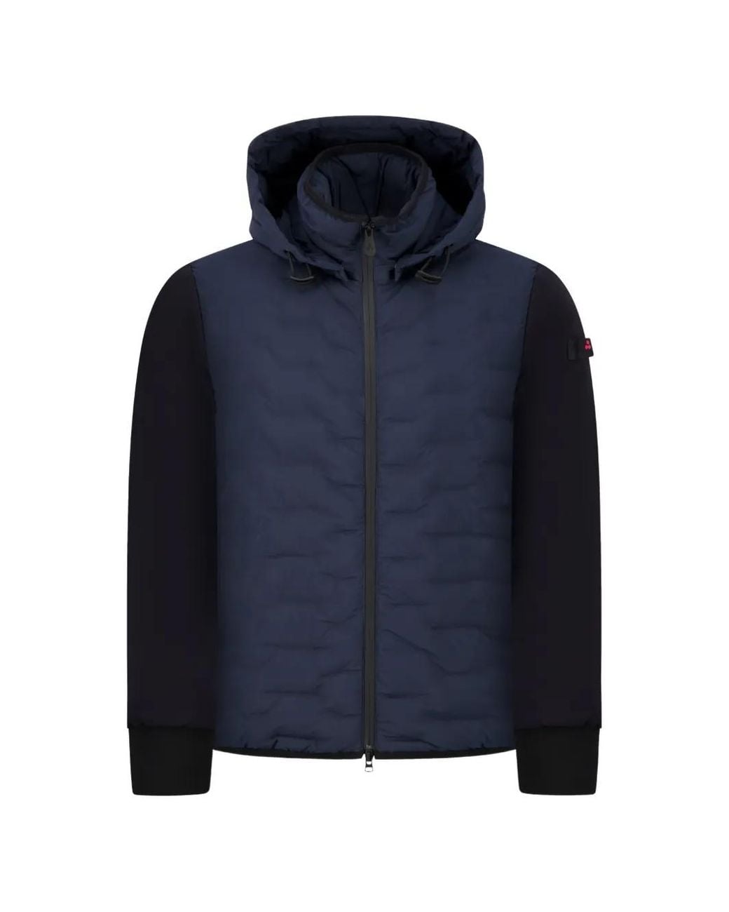 Peuterey Blue Holzer Hooded Quilted Jacket for men
