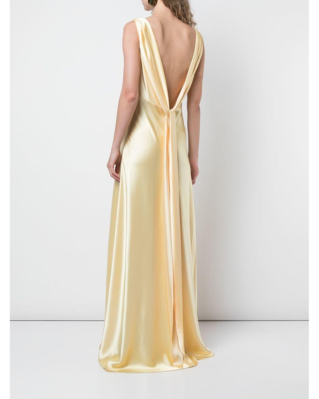 JILL Jill Stuart Natasha Gown in Yellow Lyst