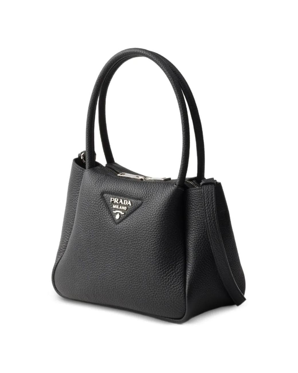 Prada Black Liaison Small Leather Handbag