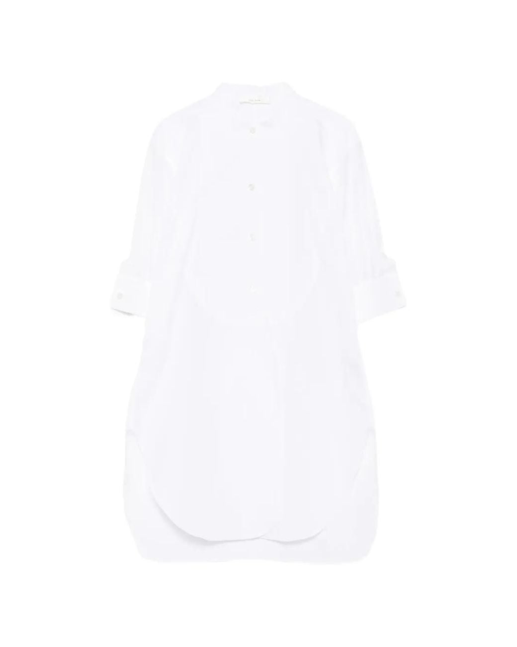 The Row White Elaris Shirt