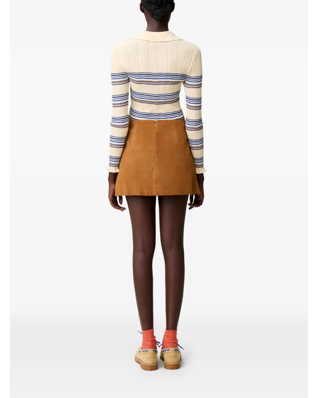 Minijupe À Poches Claudie Pierlot en coloris Brown