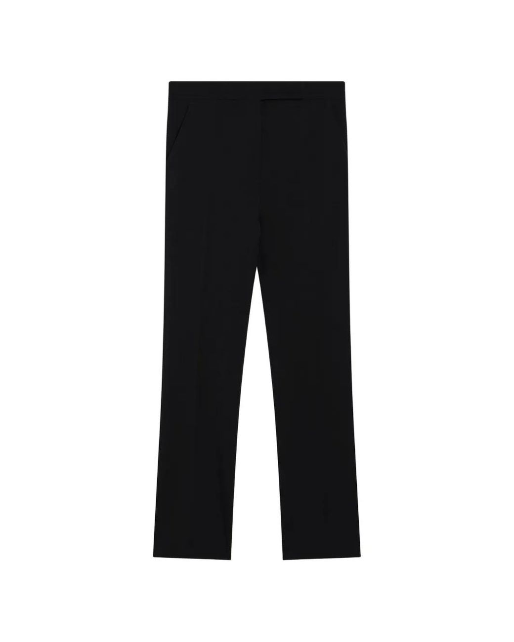 Max Mara Black Straight-Leg Trousers