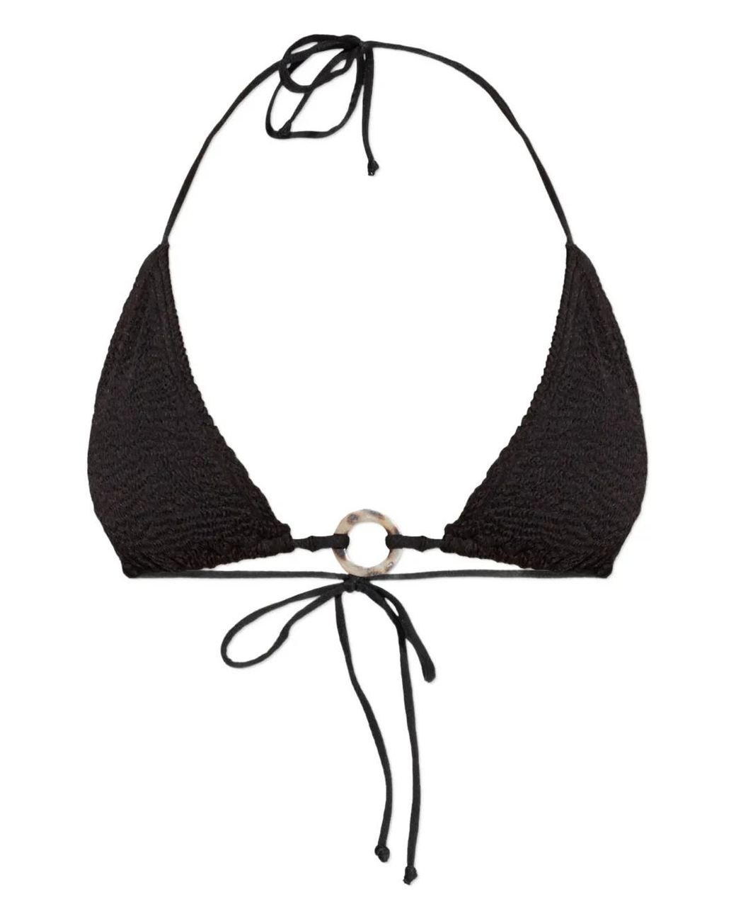 Bondeye Black Ring Ingrid Bikini Top