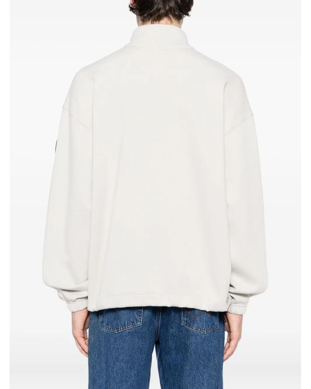 Izzue White Logo-Printed Sweatshirt for men