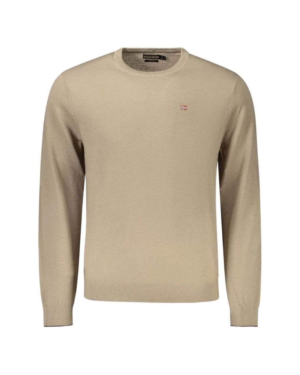 Napapijri Natural Logo-Patch Sweater for men