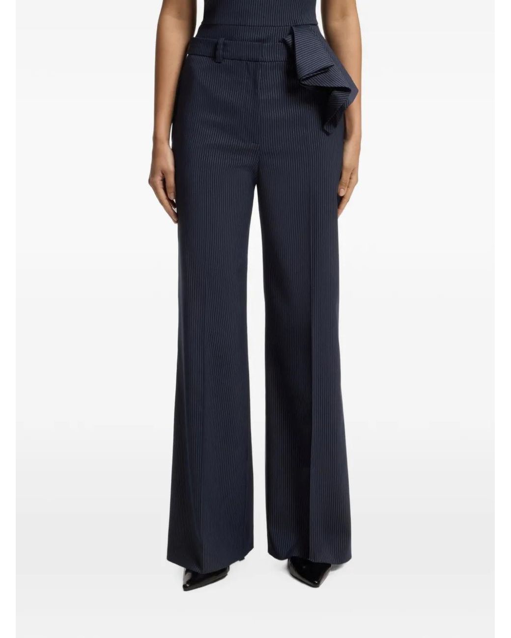 HUGO Blue Regular-Fit Wide-Leg Pants
